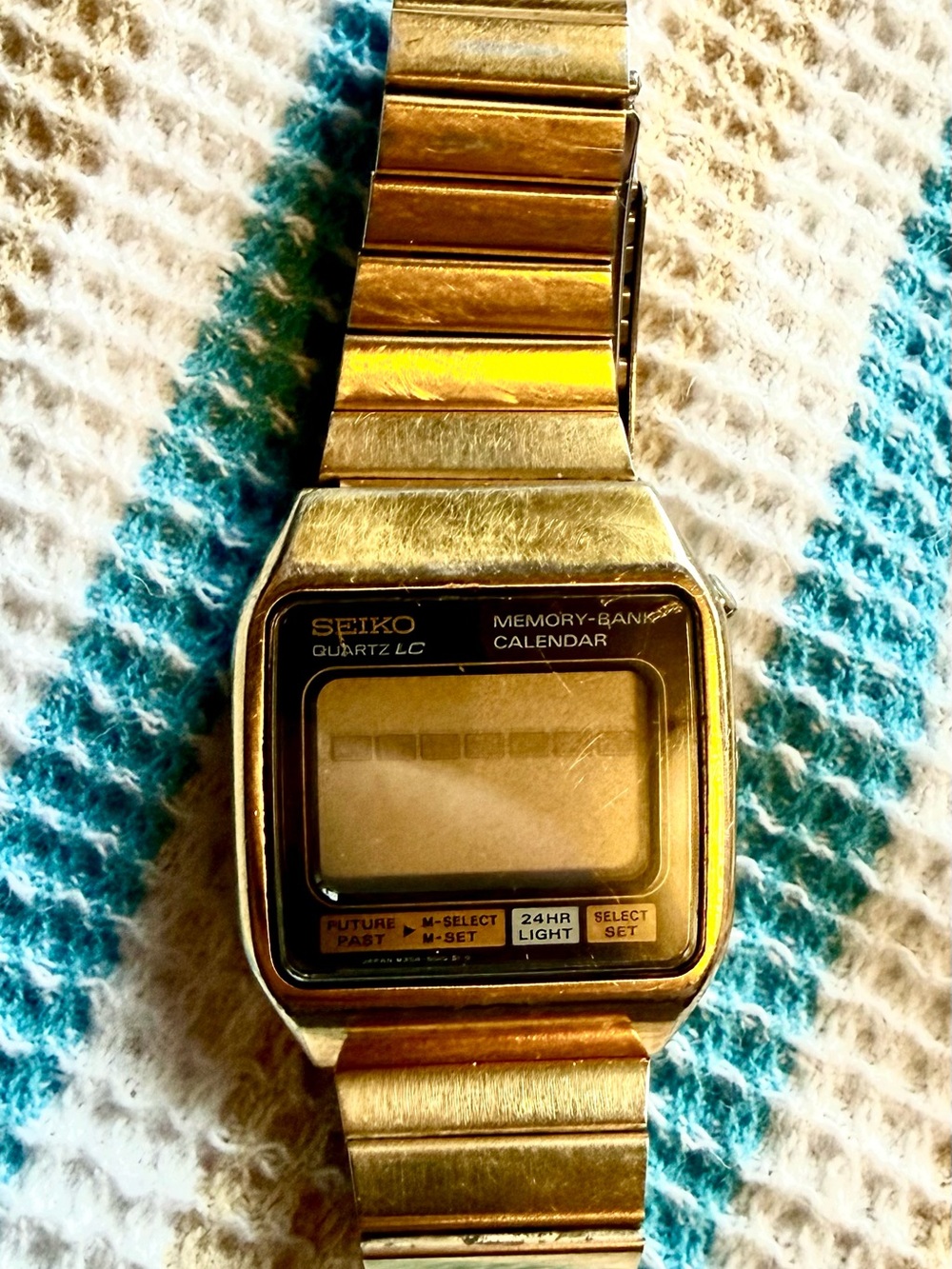 Vintage Seiko M354-5019 Lcd Gold James Bond "Moonraker"
Watch